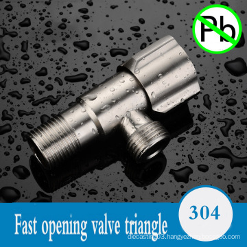 Best Lead free fast openning 304 stainless steel angle valve